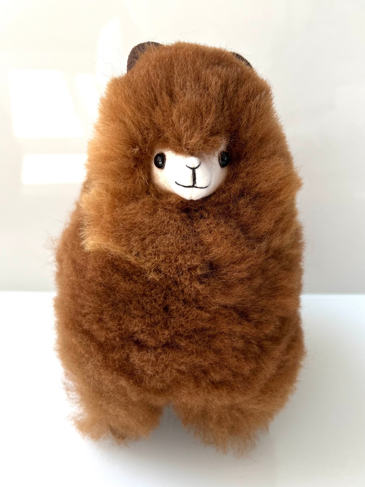 Alpaca cuddly toy coffee