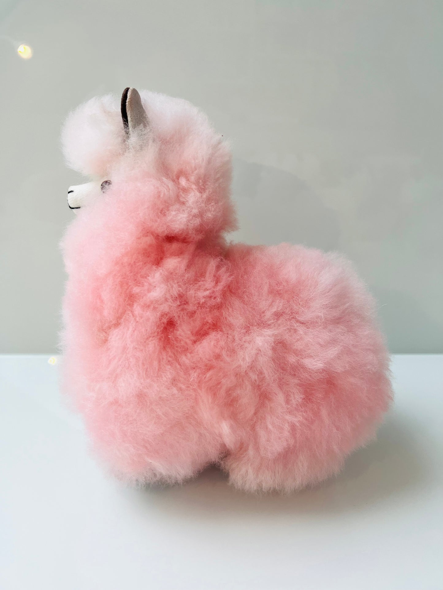 Alpaca soft toy pink