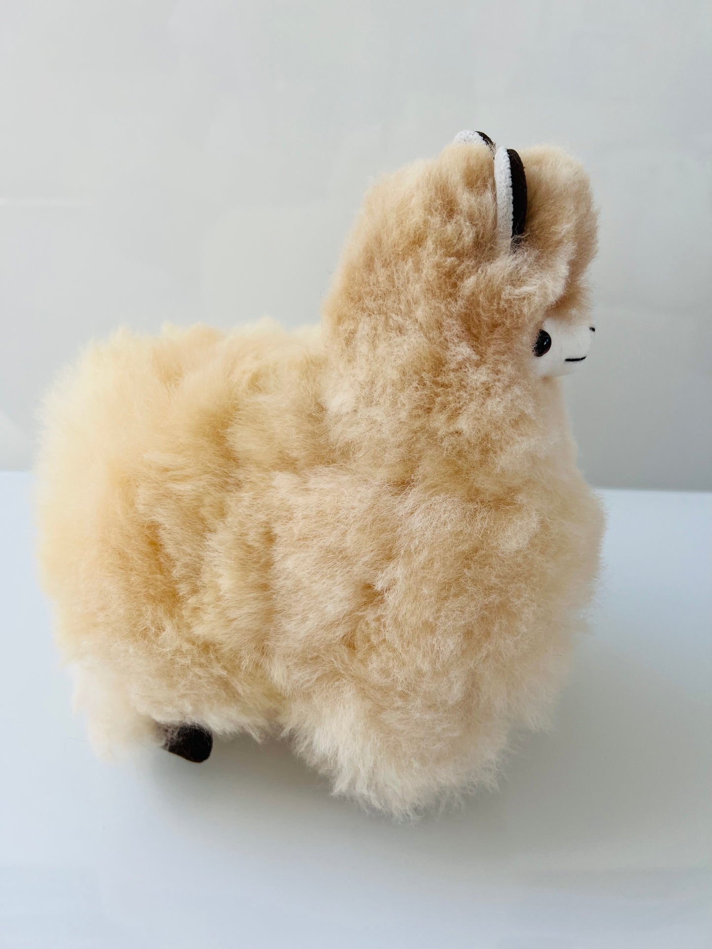 Alpaca cuddly toy white off