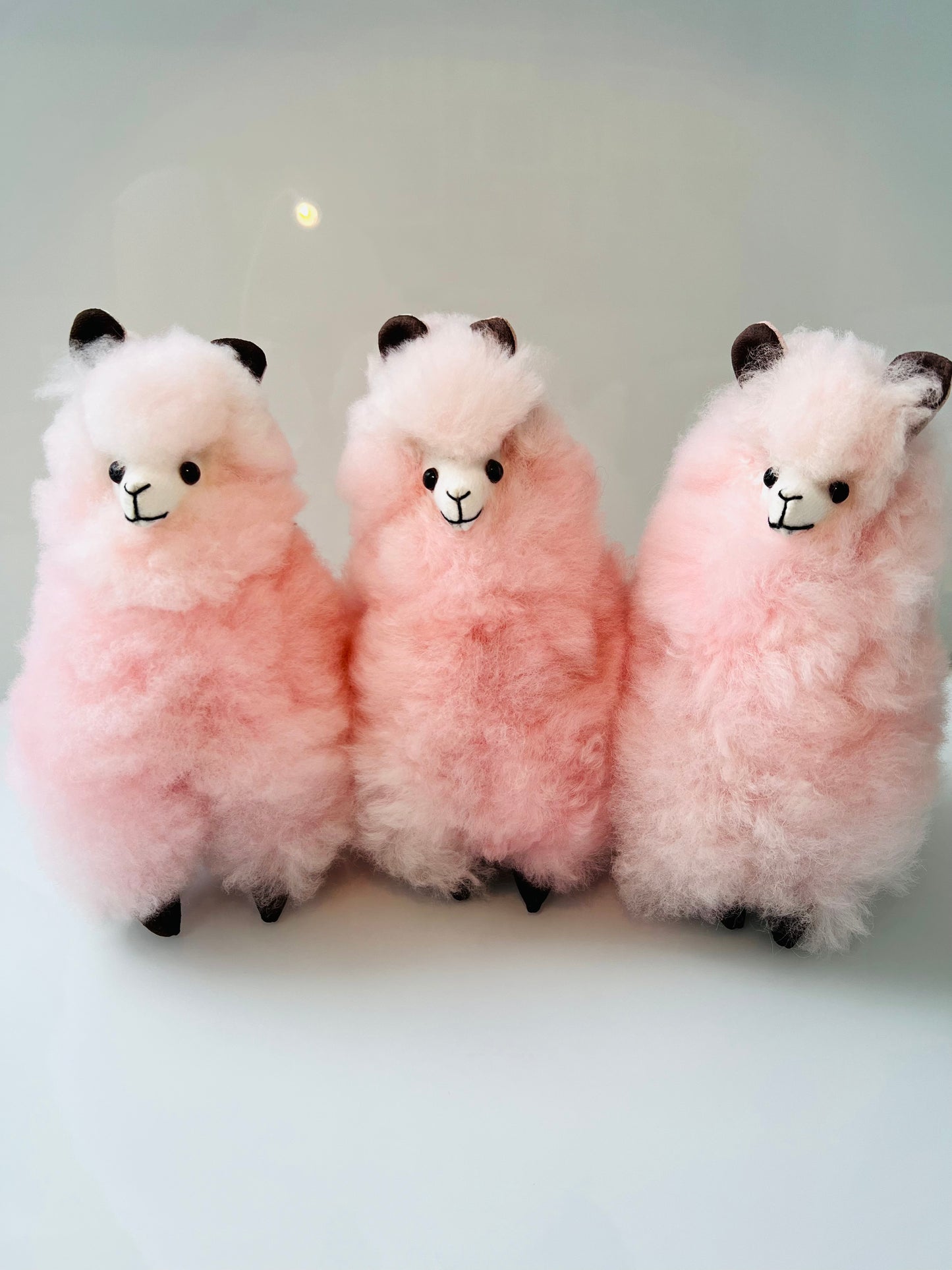 Alpaca soft toy pink