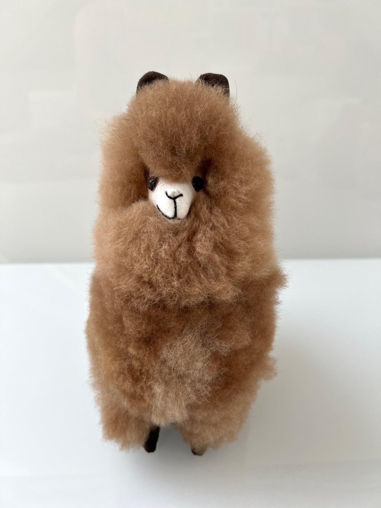 Alpaca cuddly toy chocolate