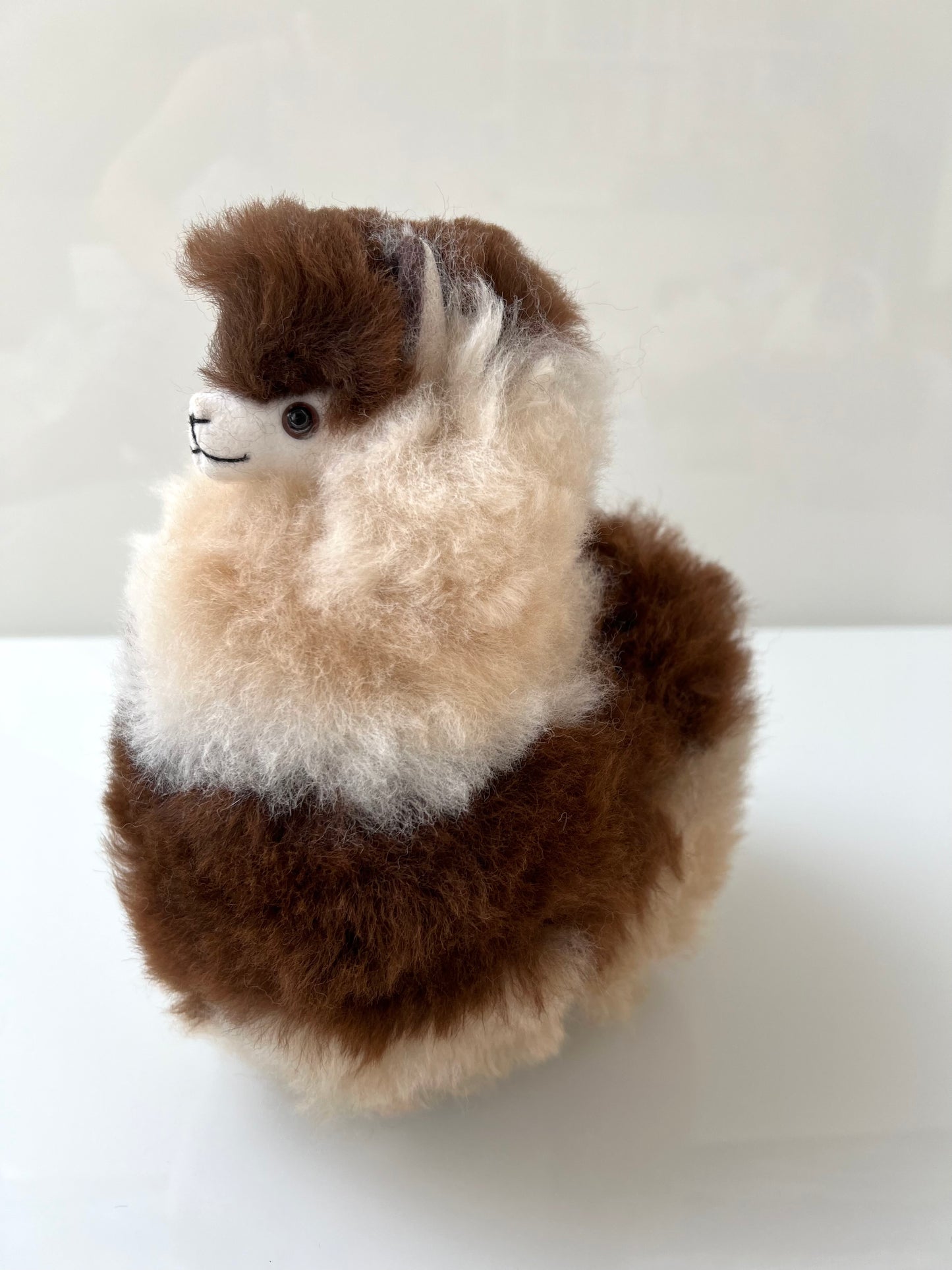 Alpaca cuddly toy cookie caramel