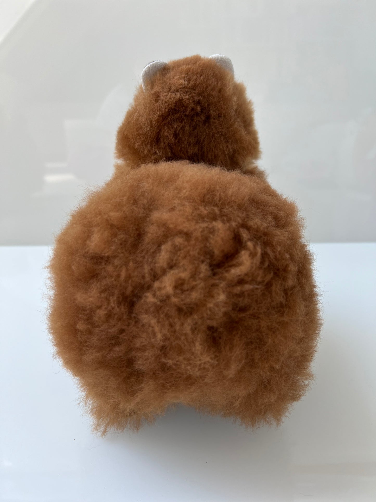 Alpaca cuddly toy coffee