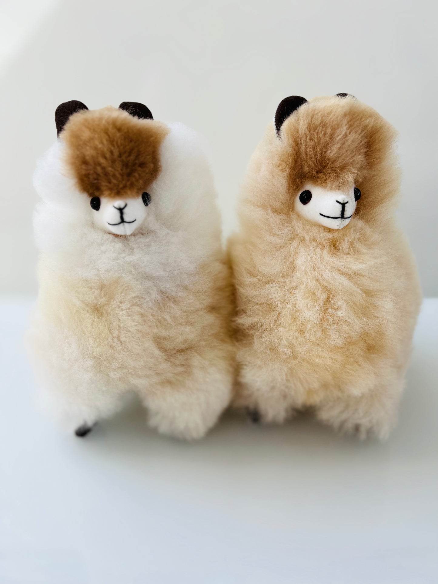 Alpaca cuddly toy white off