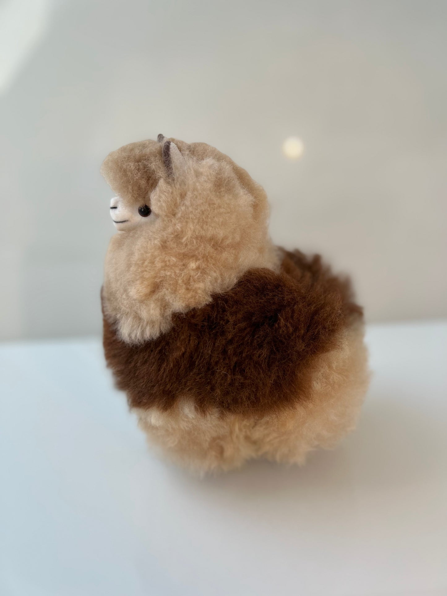 Alpaca cuddly toy cookie coffee