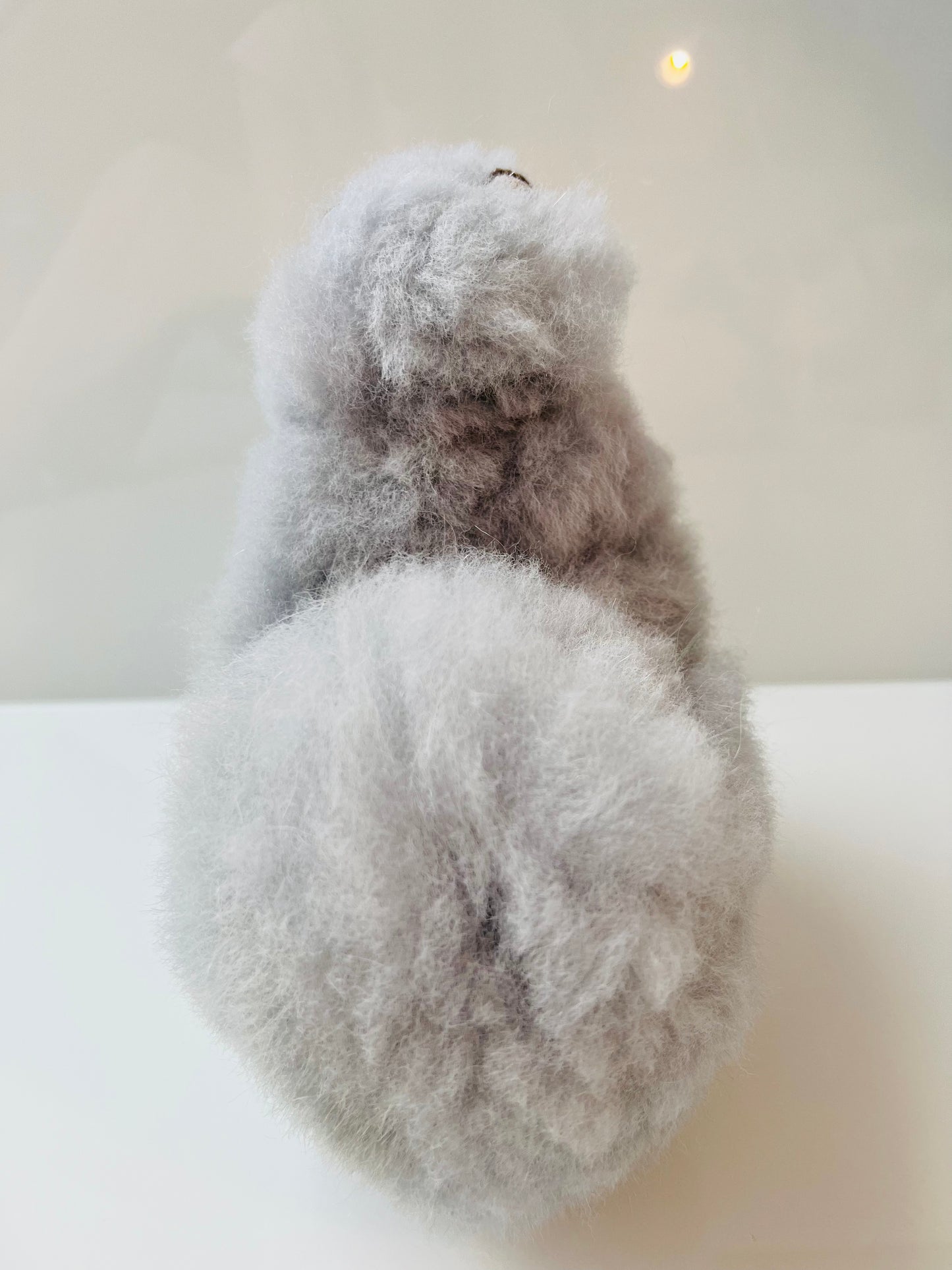 Alpaca cuddly toy grey