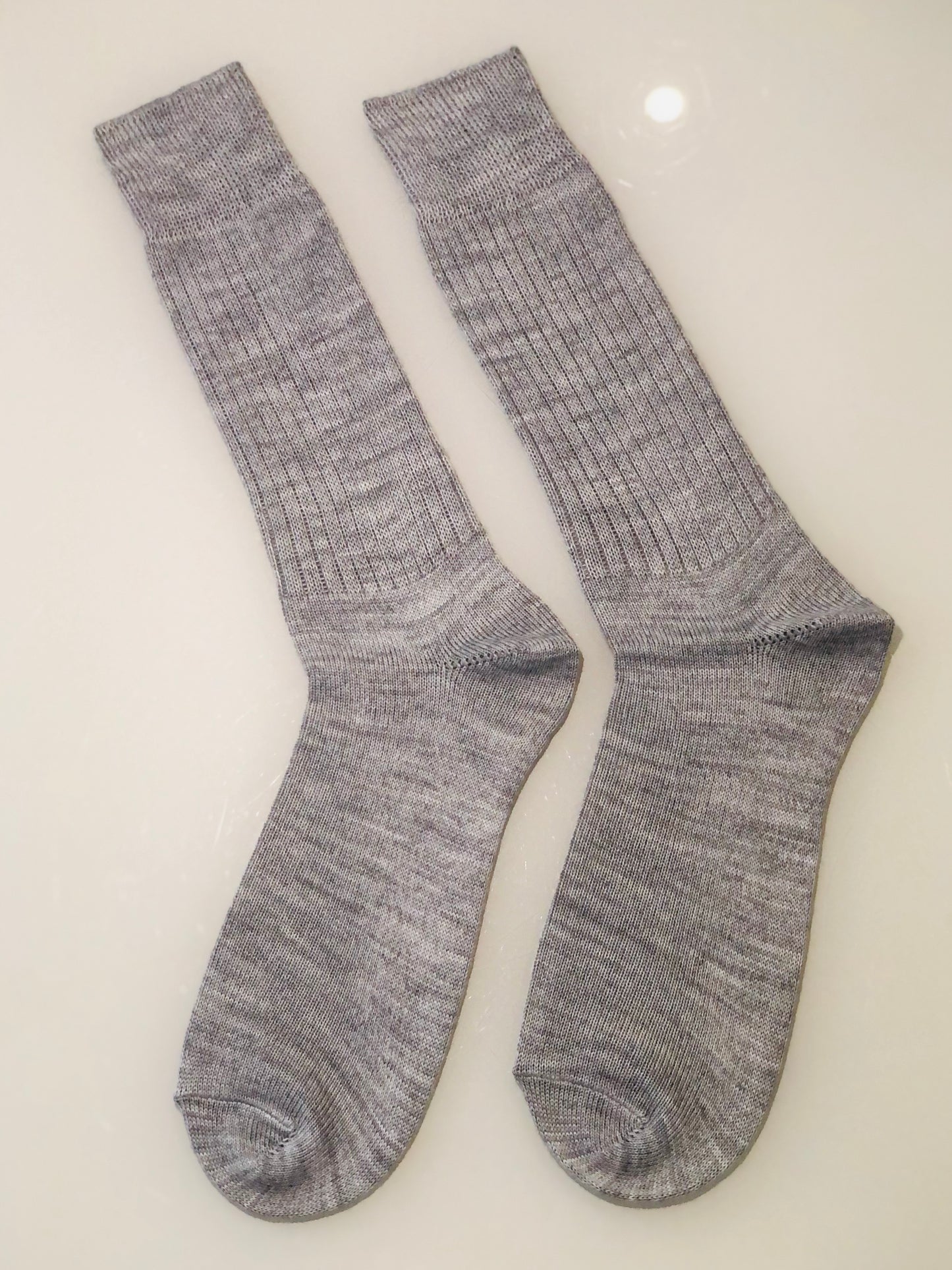 Alpaca socks grey made from baby alpaca wool