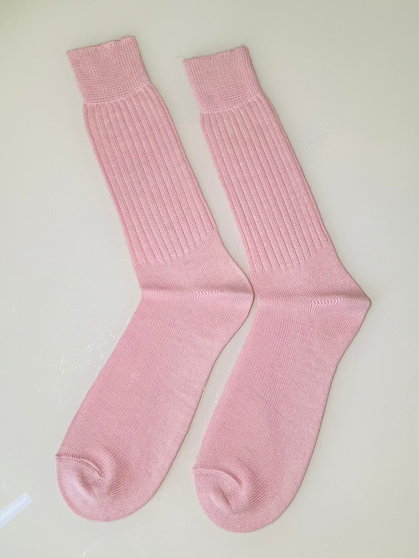 Alpaka Socken aus Baby Alpaka Wolle Rosa