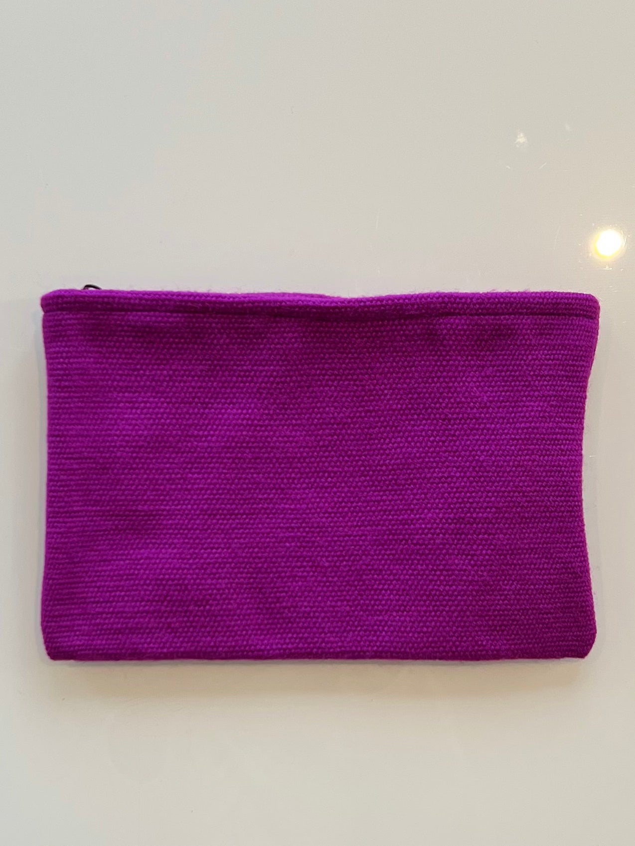 Clutch Bag alpaca wool fuchsia