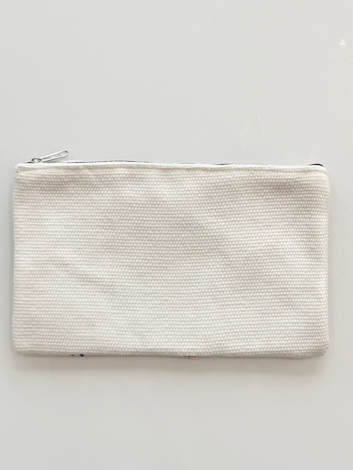 Clutch bag alpaca wool white