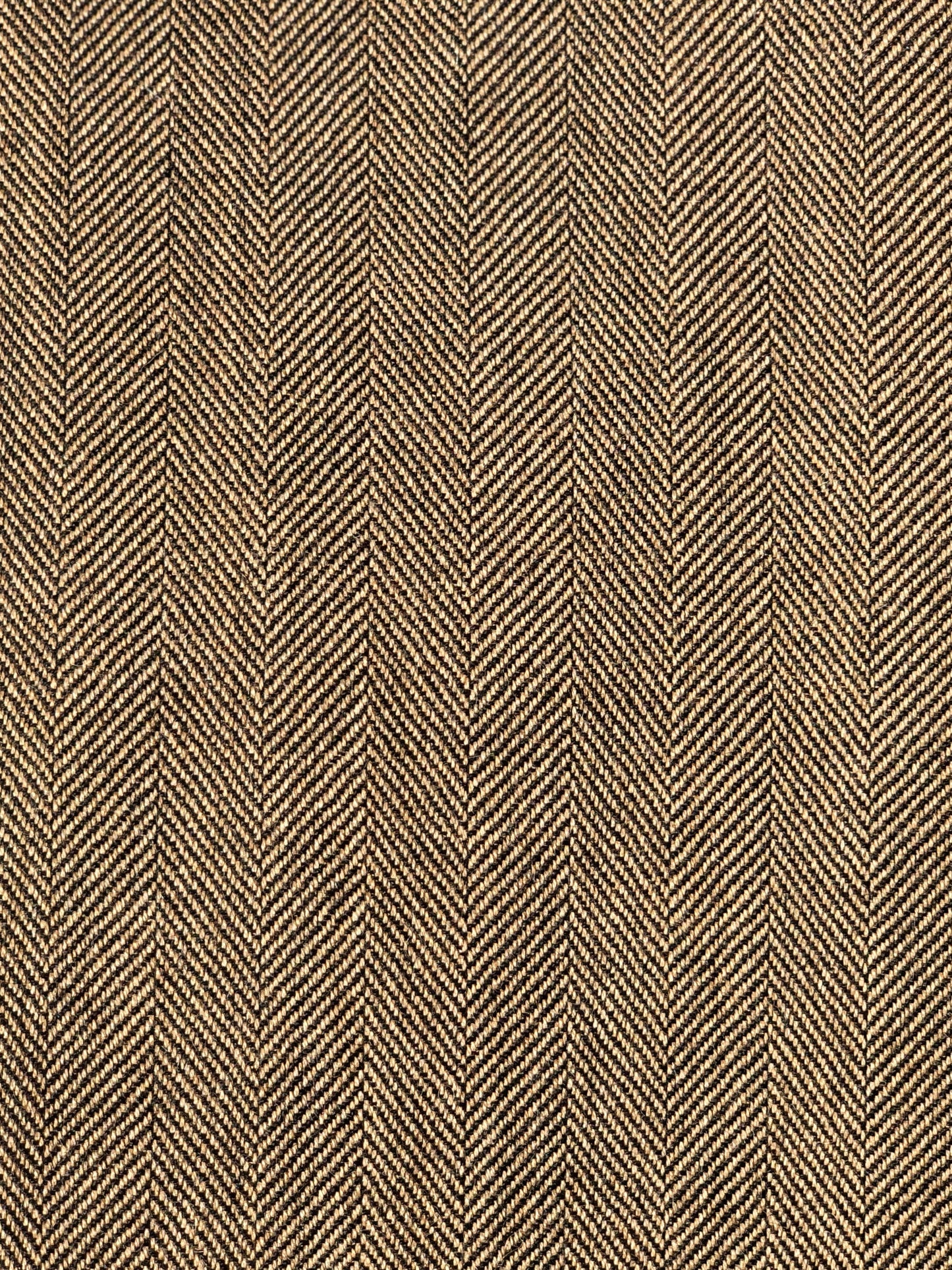 Couverture chevron café 100% laine baby alpaga